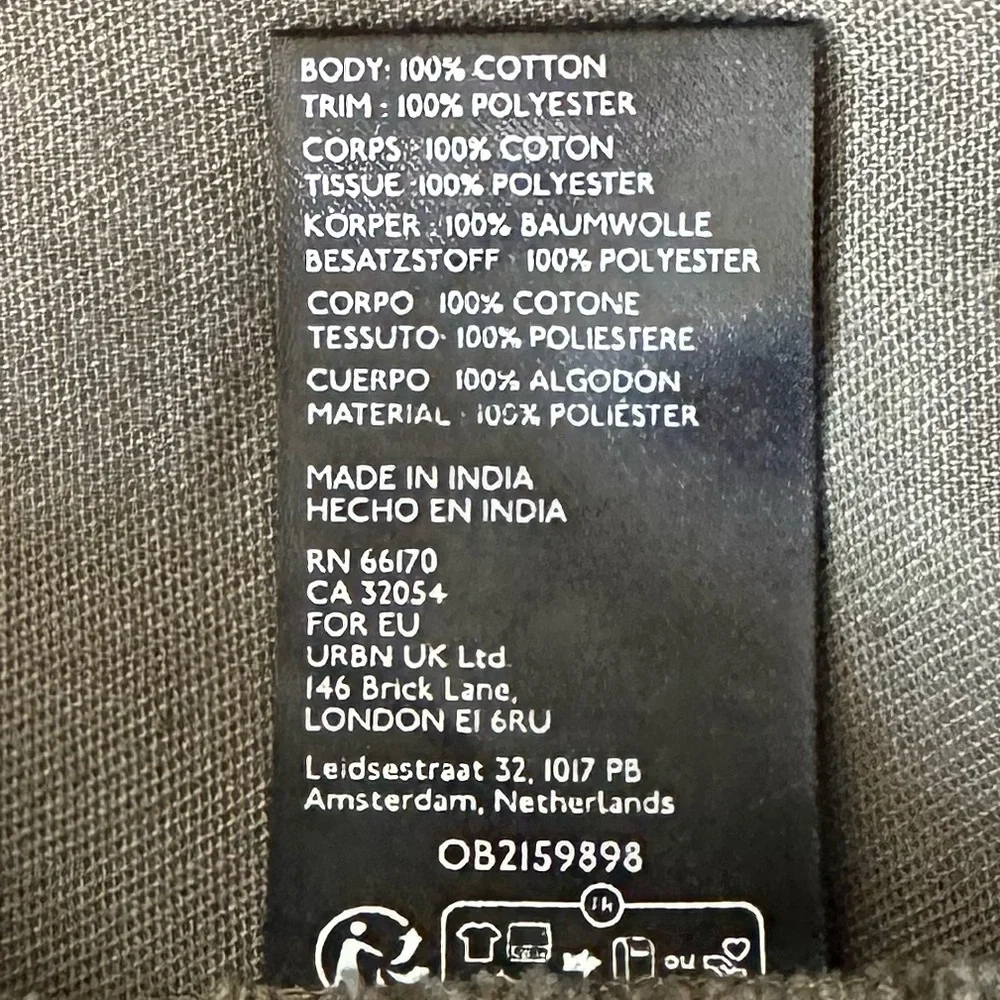 Free People We The Free Velvet Rose Embroidered Utility Jacket Shacket NWT L - Picture 10 of 12